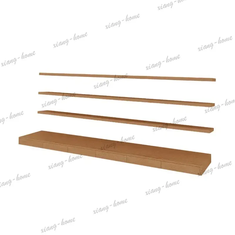 YJ Nordic Solid Wood Floating Desk Modern Wall-mounted Study Floating Drawer Computer Desk Bedroom Home Furniture مكتب عائم FYFD