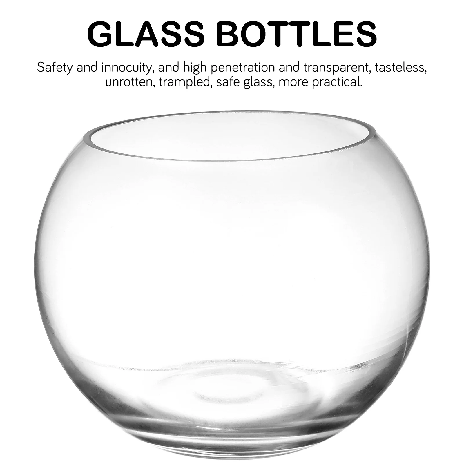 

Hydroponics Plant Water Storage Glass Bottle Transparent Self Watering Planter Basket Large Reservoir Rope for Root Oxygen