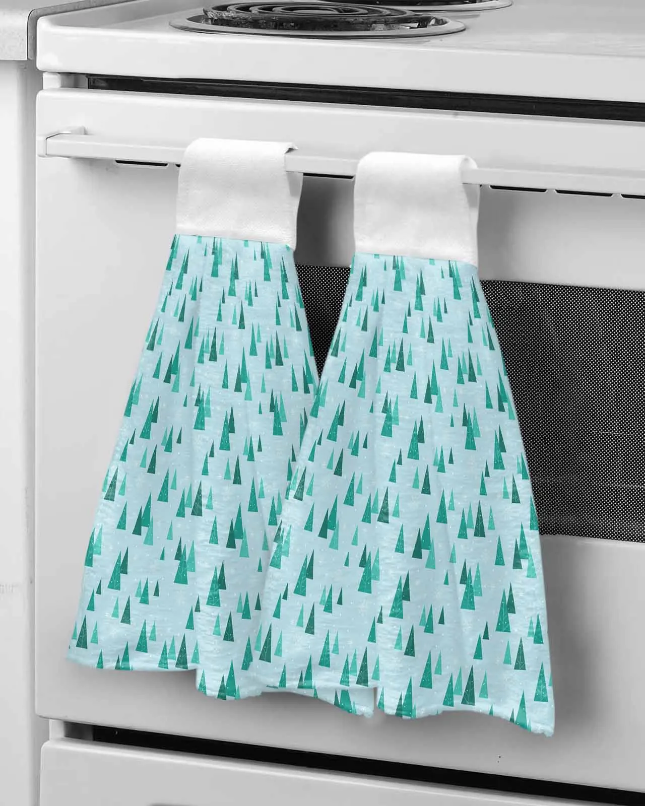 

Christmas Snowflake Vintage Tree Towel Bathroom Supplies Soft Absorbent Towel Kitchen Accessories Cleaning Dishcloths