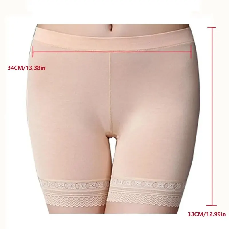 New Summer Female Panties Lace Seamless Safety Short Pants Womens High Waist Stretch Shorts Briefs Slimming Under Skirt Shorts