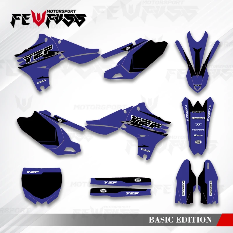 

Fewfuss Graphics Decals Stickers Motorcycle Background Custom For YAMAHA YZF450 2010 2011 2012 2013 001