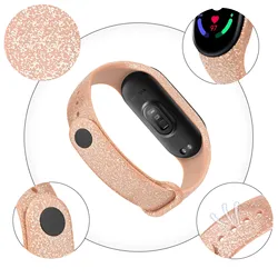 Silicone Watchband for Xiaomi Mi Band 7 Strap Miband 7 Sport Wristband Replacement Bracelet for Mi Band 7 Xiaomi Smartwatch Band