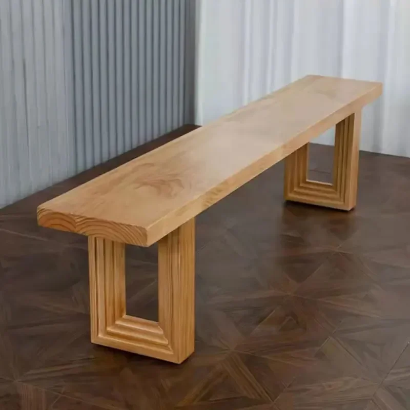 

l # Simple Restaurant Tables Modern Desk Home Office Long Worktable Solid Wood Writing Computer Desk Nordic Dining Table