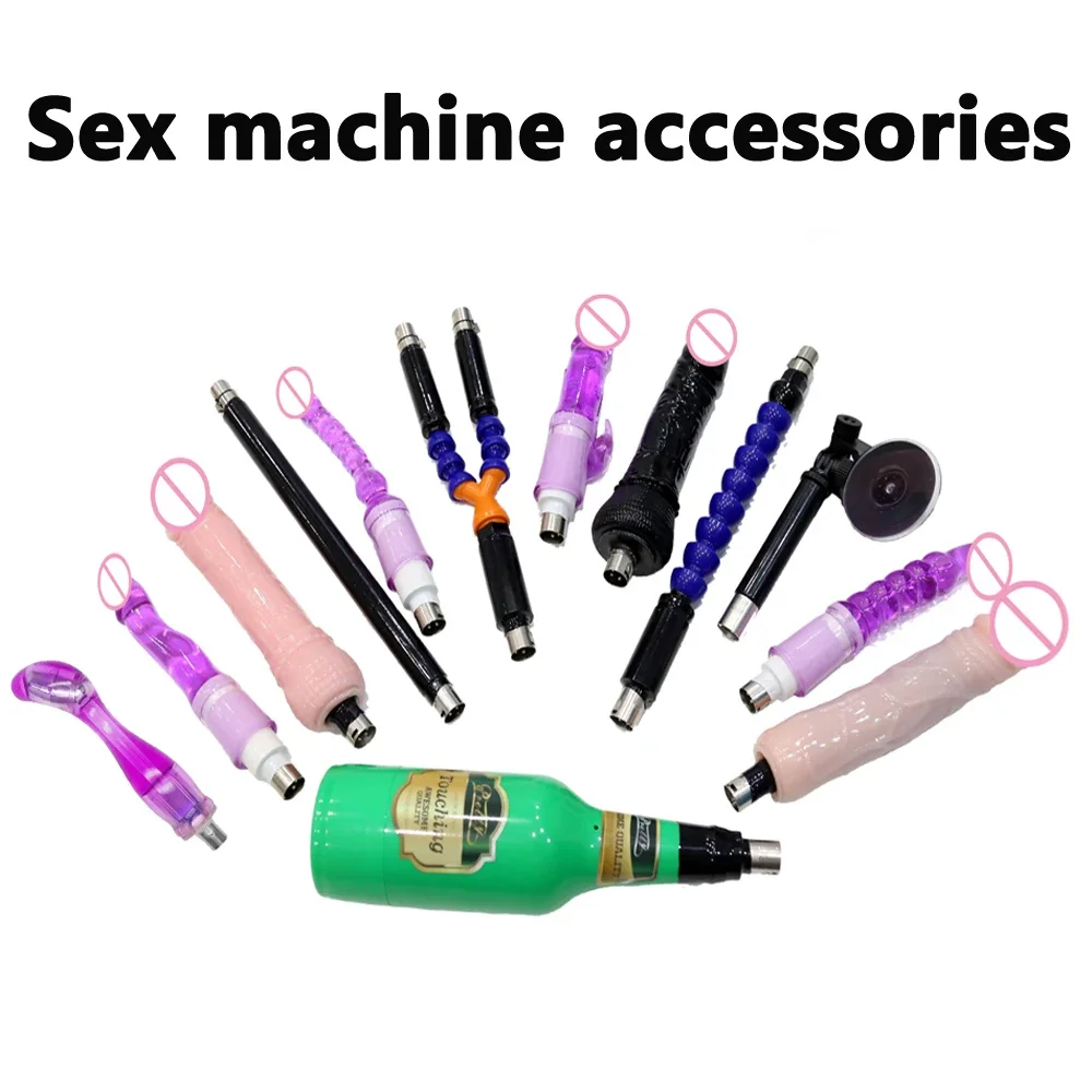 Sex Machine Dildo Anal Plugs 3XLR Dildo Attachments Vibrator Connector Suction Cup Penis Female Masturbation Sex Toys for Men 18