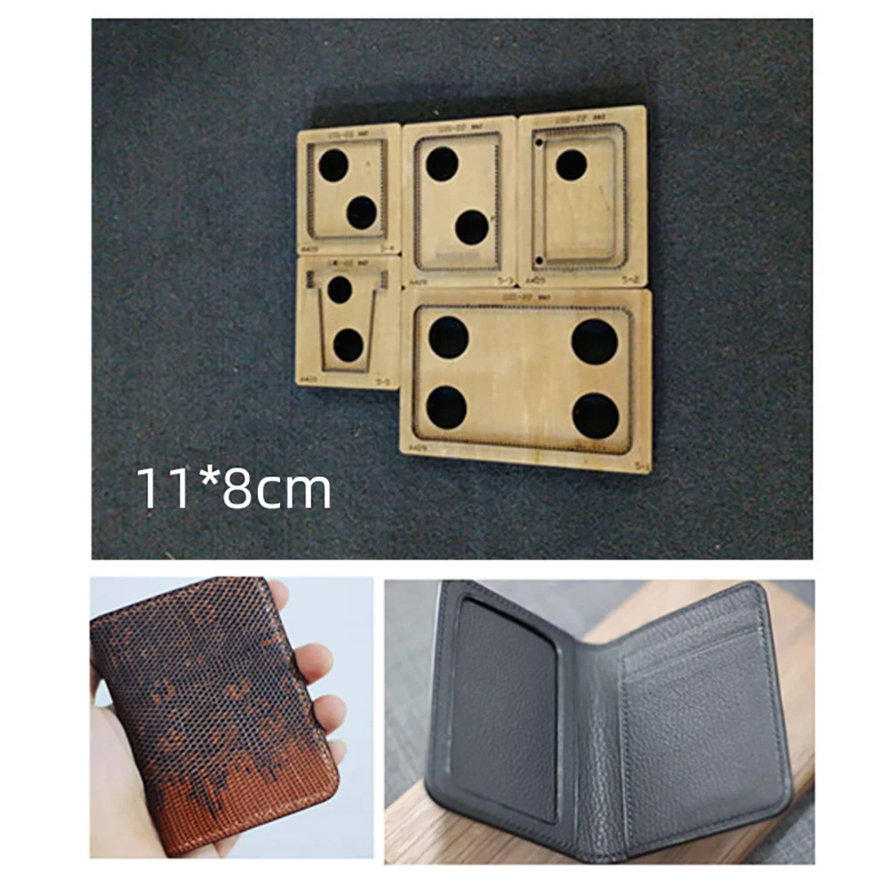 

Leather Cutter Wallet Wooden Cutting Die Diy Handcraft Punch Tool Template Suitable For Common Die-cutting Machines