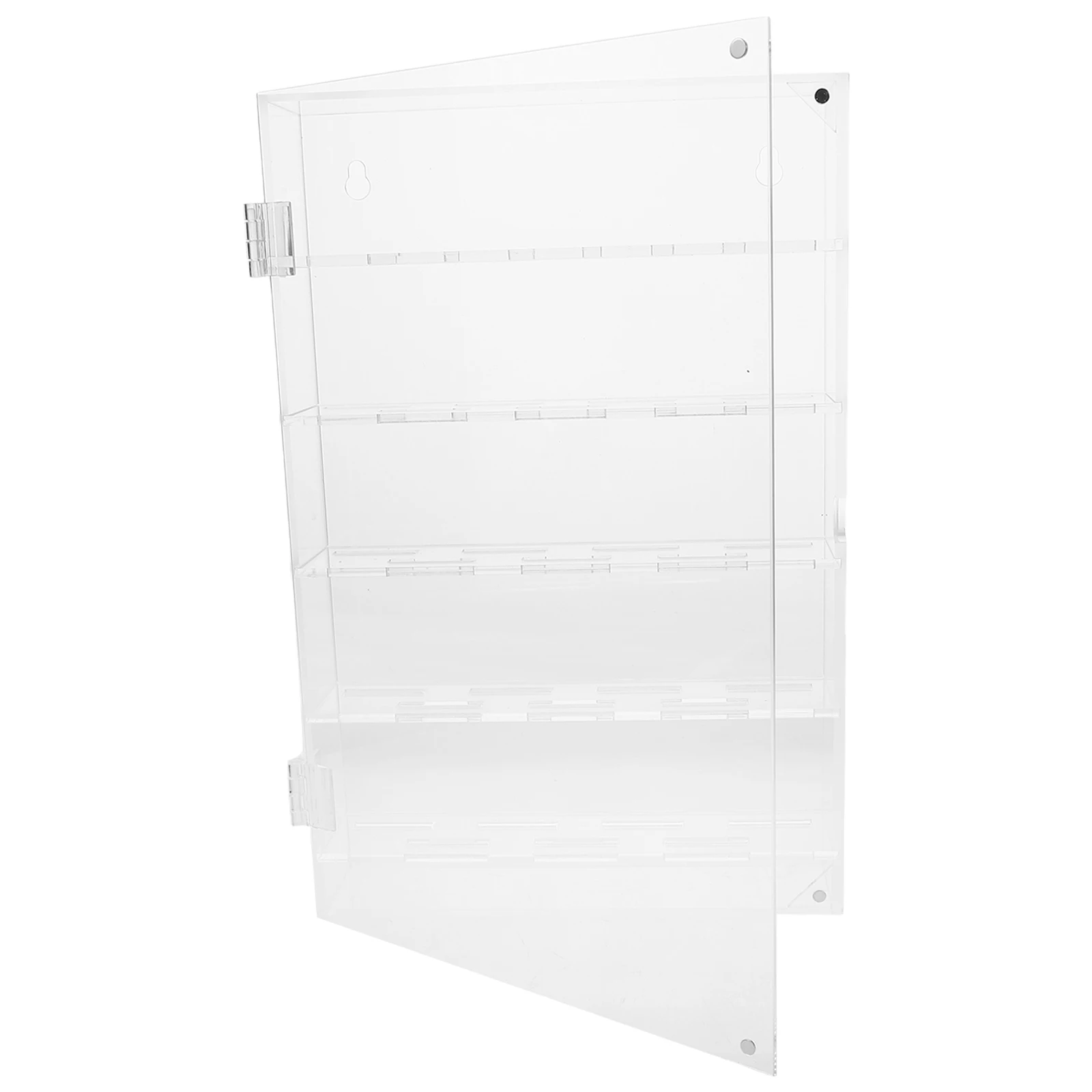 

Clear Acrylic Display Case Holder Dustproof Transparent Cabinet Army Police Badge