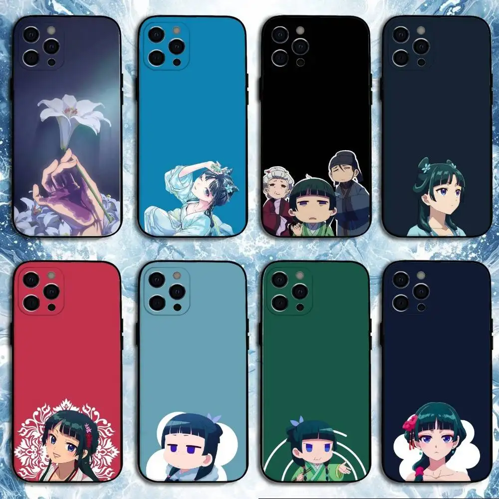 

The A-Apothecary Diaries Phone Case For iPhone17,16,15,14,13,12,11 Plus,Pro Max, Soft Silicone Black Cover