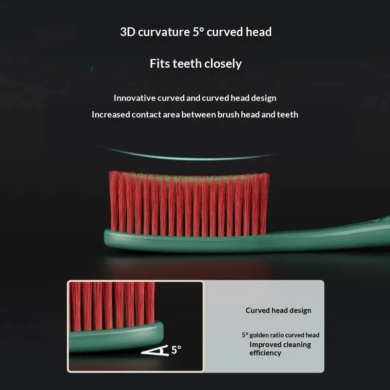 New 5 Pack Soft Bristle Manual Toothbrushes Non Slip Handle Deep Cleaning For Daily Oral Care Family Use