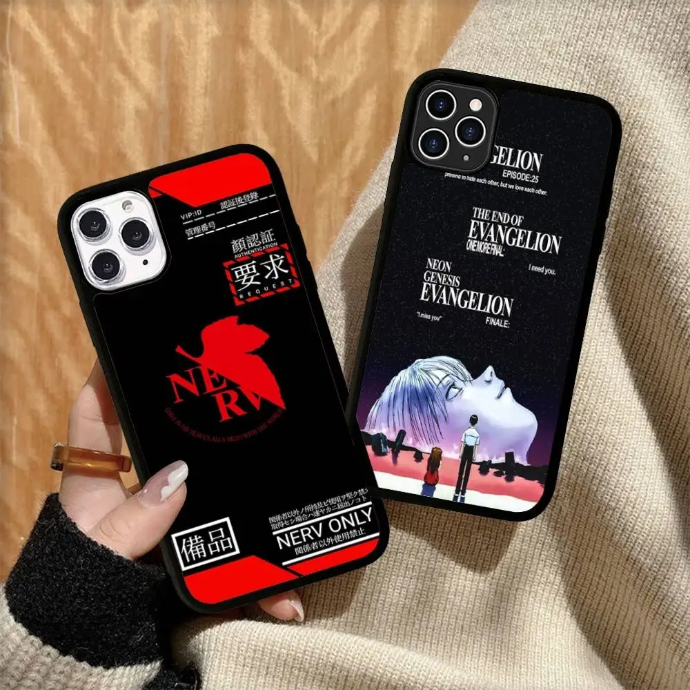 N-Neon G-Genesis Evangelion PC+TPU Shockproof Protective Phone Case For iPhone17 14 15 16 Pro max 13 12 11 17 Air view 2