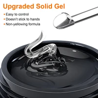 TWOING 8g clair solide ongles conseils Gel longue durée forte adhérence UV/LED Gel de construction pour ongles maison Salon manucure bricolage Design 3