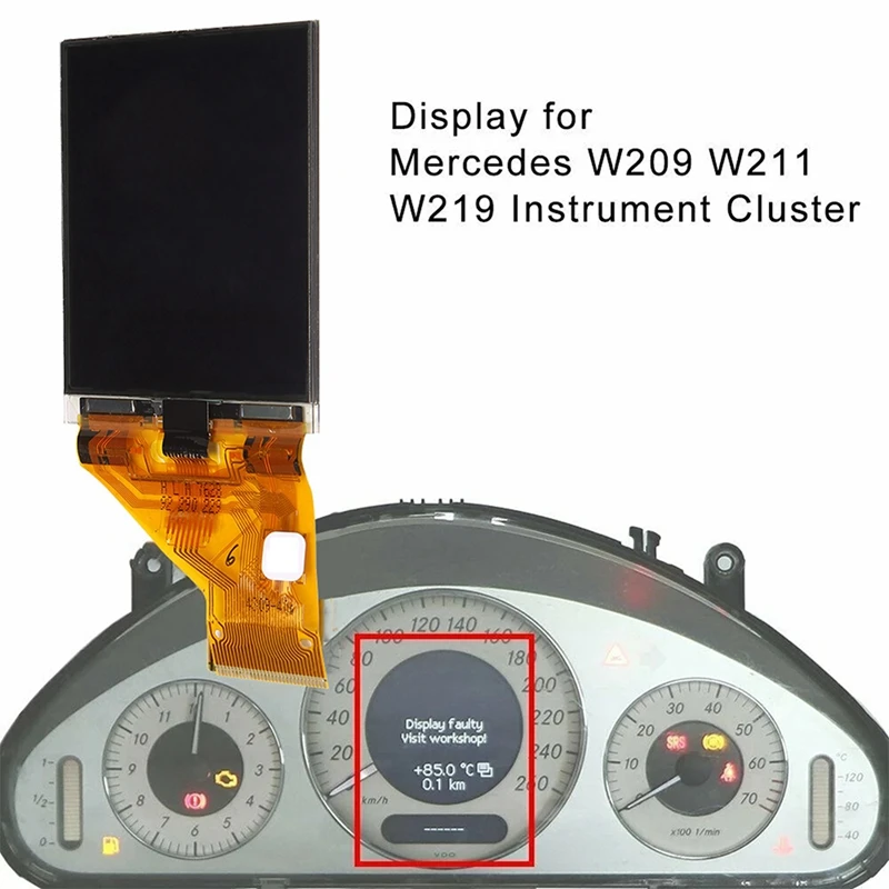 HOT SALE Car Gauge Cluster LCD Display Instrument Pixel for Mercedes E-Class E320 E350 E500 E55 E63 W209 W211 W219