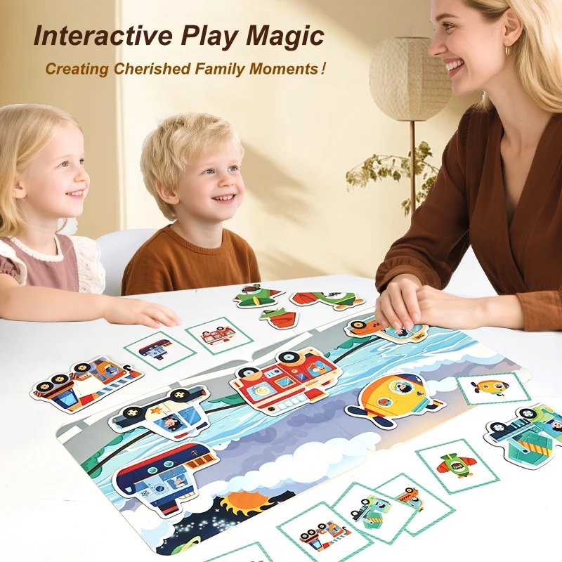 Magnetic Dress-Up Puzzle Toy, Princess Pretend Play Fun and Creative Game, English Alphabet and Number Learning, Children's Educational Learning Cartoon Whiteboard Stickers Refrigerator Magnets, with Portable Storage Bag, Suitable for Boys and Girls as Christmas and Thanksgiving Gifts