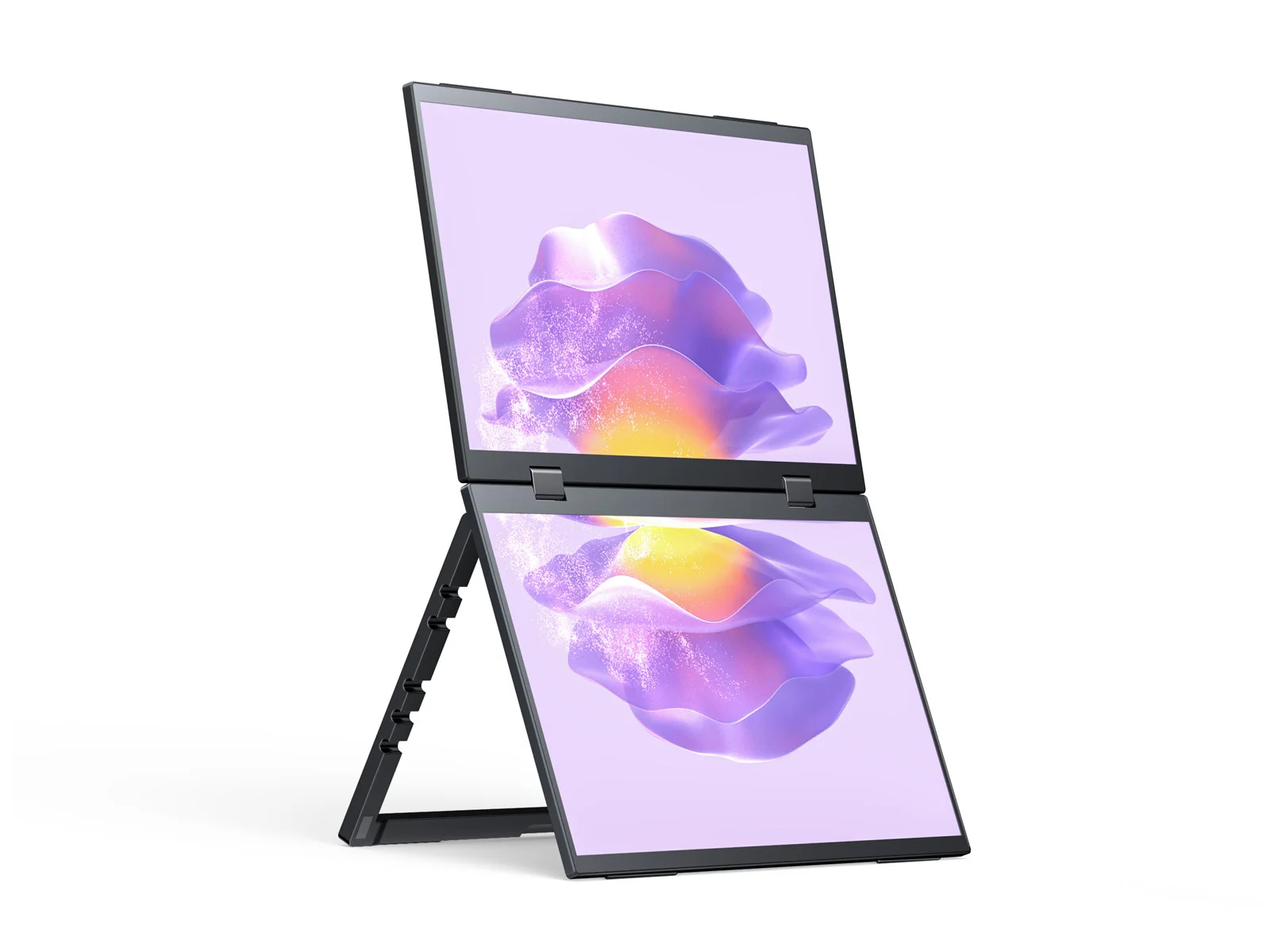 15.6inch Dual-Screen Portable Monitor, Dual-1080p High Definition Foldable Screen, 100%sRGB, 178° Wide Viewing Angle, Built-in G