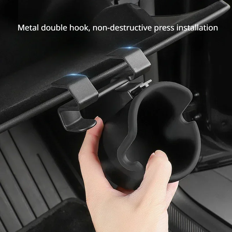 Glove Box Cup Holder For Tesla Model Y 2022-2024 Glove Box Hook Dashboard Water Cup Hook Instrument Panel Storage Box Accessorie