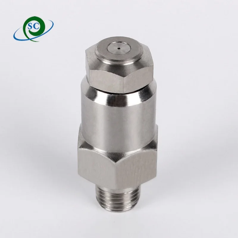 Stainless Steel Anti-Dripping 1/4'' Male LNN Low-Pressure Atomizing Fine Fog Mist Spray Nozzle with Filter for Cooling System