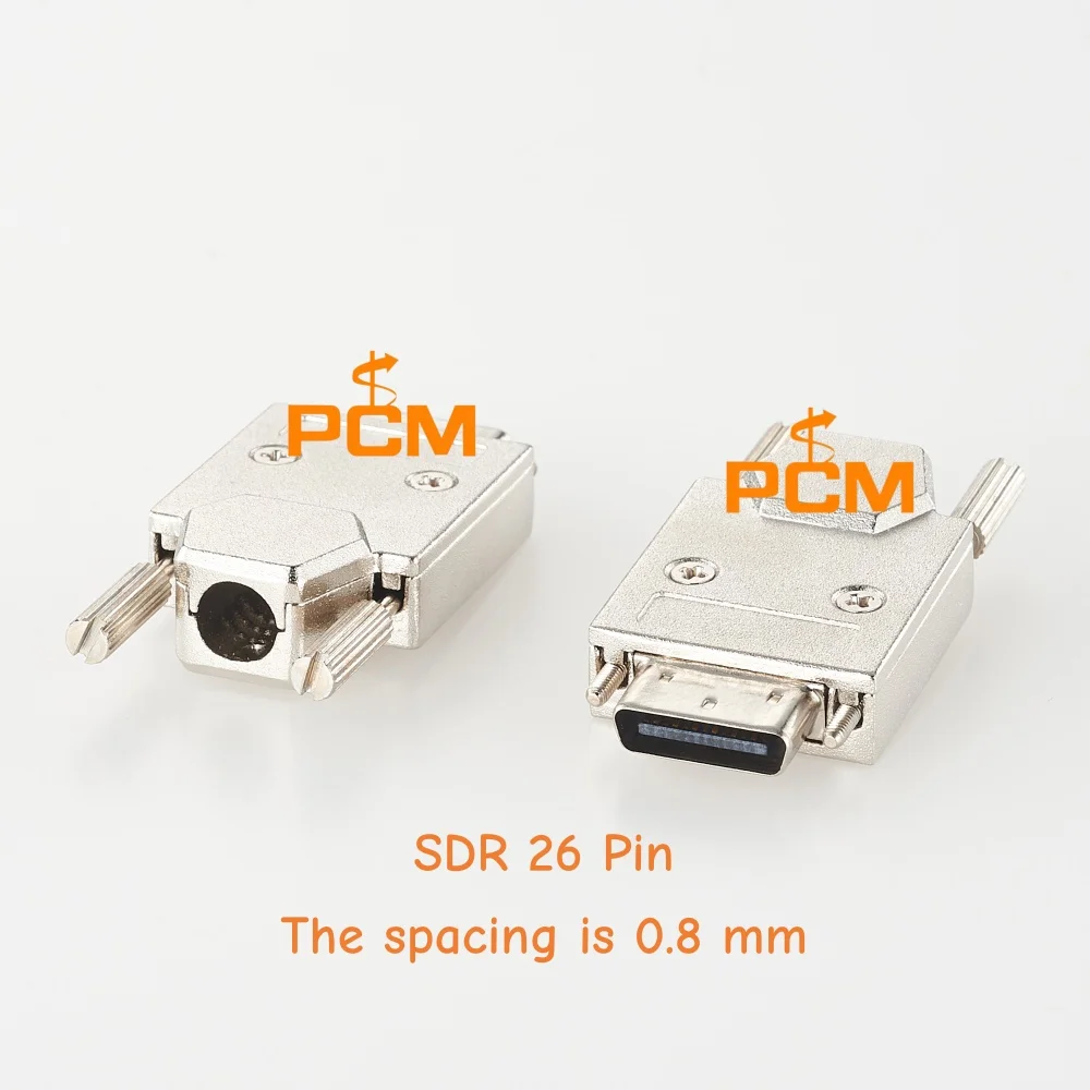 SDR26 Pin Camera Link Connector 0.8mm Pitch Solder Type Plug Industrial Machine Vision Camera Interface Connector