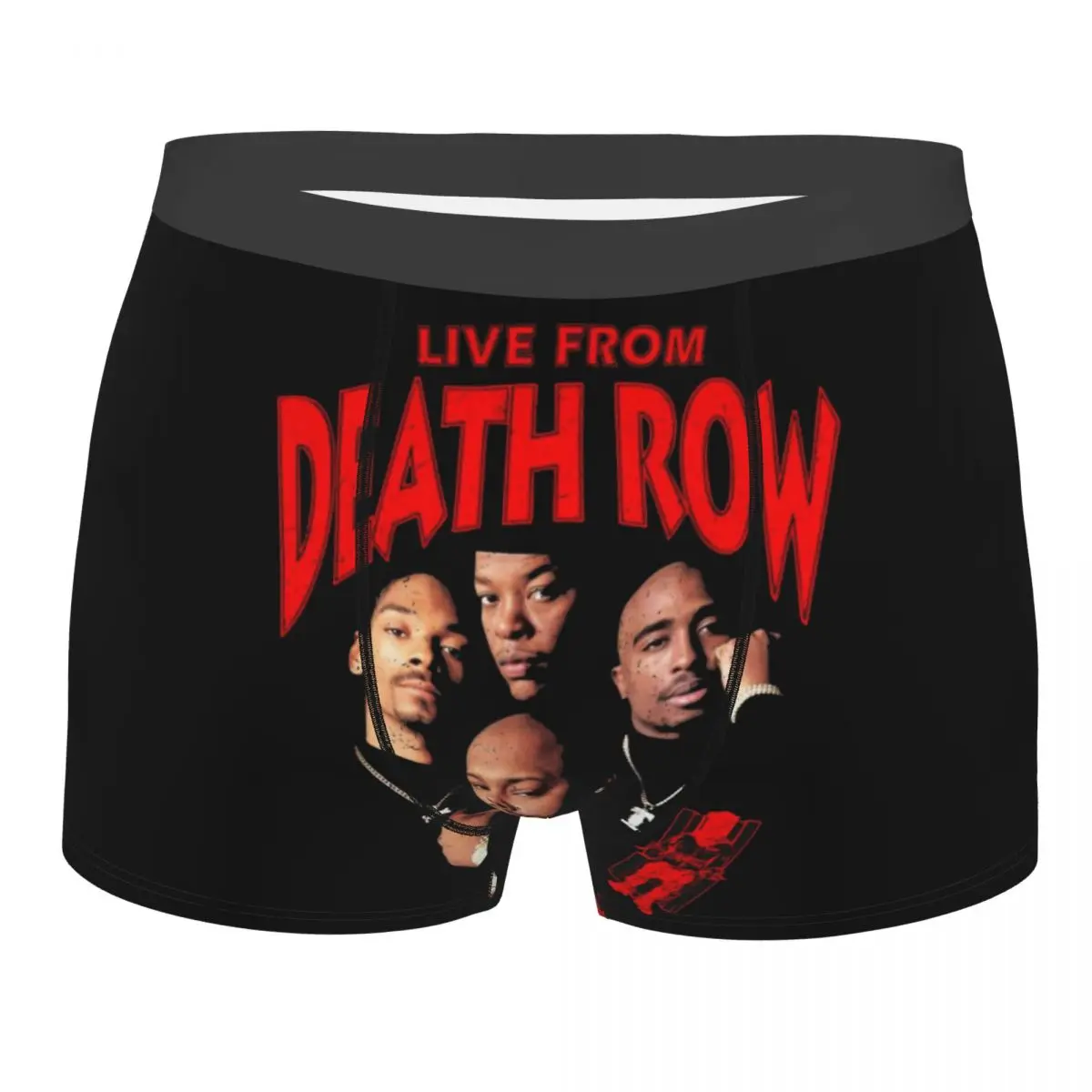 

Death Row Records Dr Dre Tupac Man'scosy Boxer Briefs,3D printing Underwear, Highly Breathable Top Quality Gift Idea