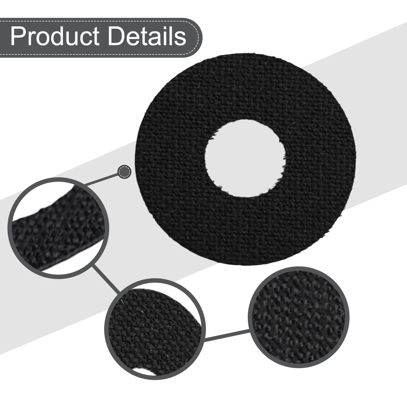 High Quality Carbon Fiber Drag Black Washers Fishing Reel Brake Washers Fish Disc Brake Pads For  Baitcasting Drum Reels