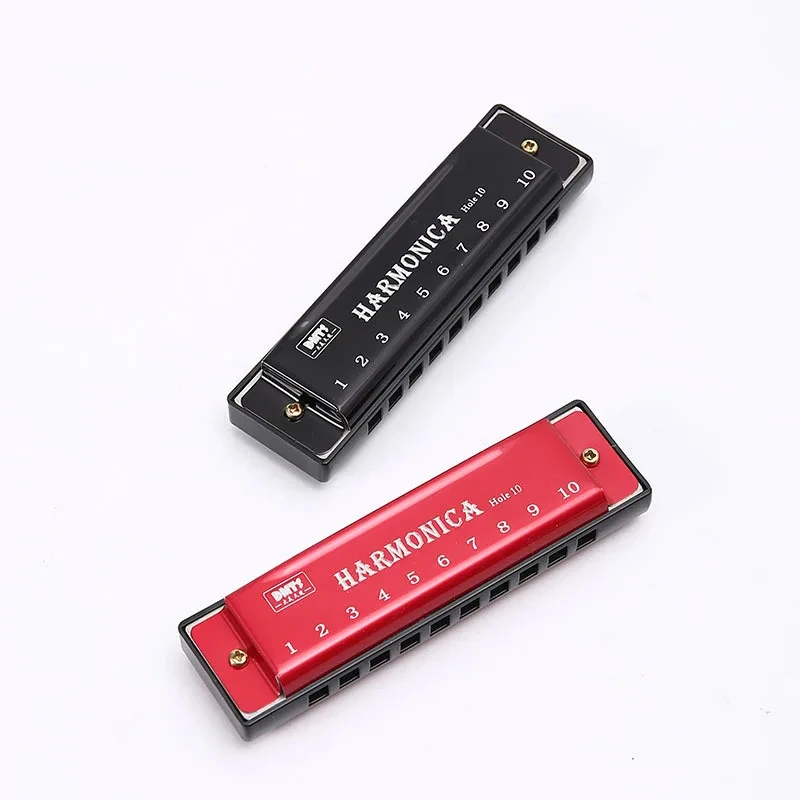 Miwayer 10 فتحات هارمونيكا C مفتاح / آلة موسيقية مصنوعة من المعدن / مع صندوق / مناسب / للمبتدئين وعشاق هارمونيكا #3