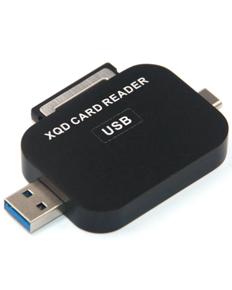 XQD USB3.1เครื่องอ่านการ์ด Type C และ USB3.0 2in 1เครื่องอ่านการ์ดเครื่องอ่านการ์ดการ์ดรีดเดอร์ SD ความเร็วสูงสำหรับกล้อง Sony Nikon LUMIX สำหรับ Windows Mac OS