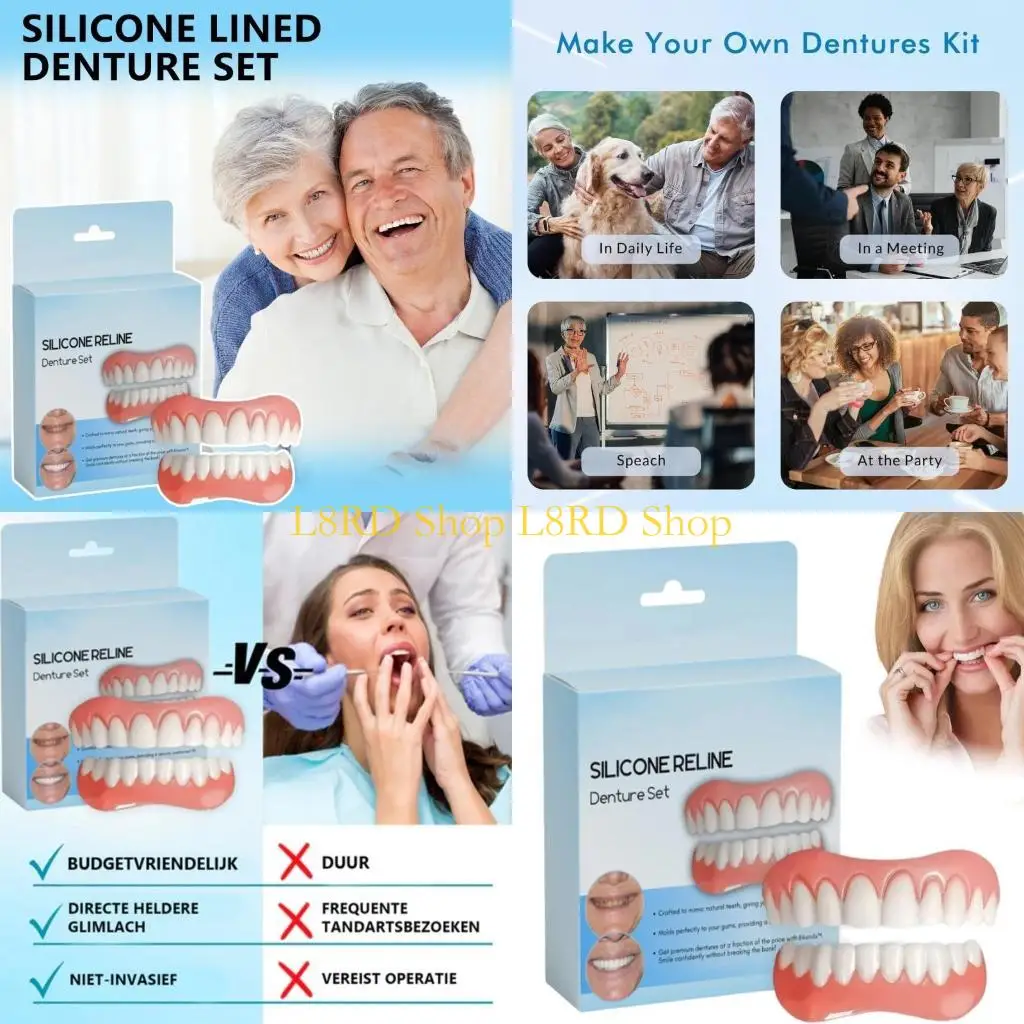 L8RD Quick Dental Veneers Ergonomic Design Teeth Appearance boosters Easy Maintenance