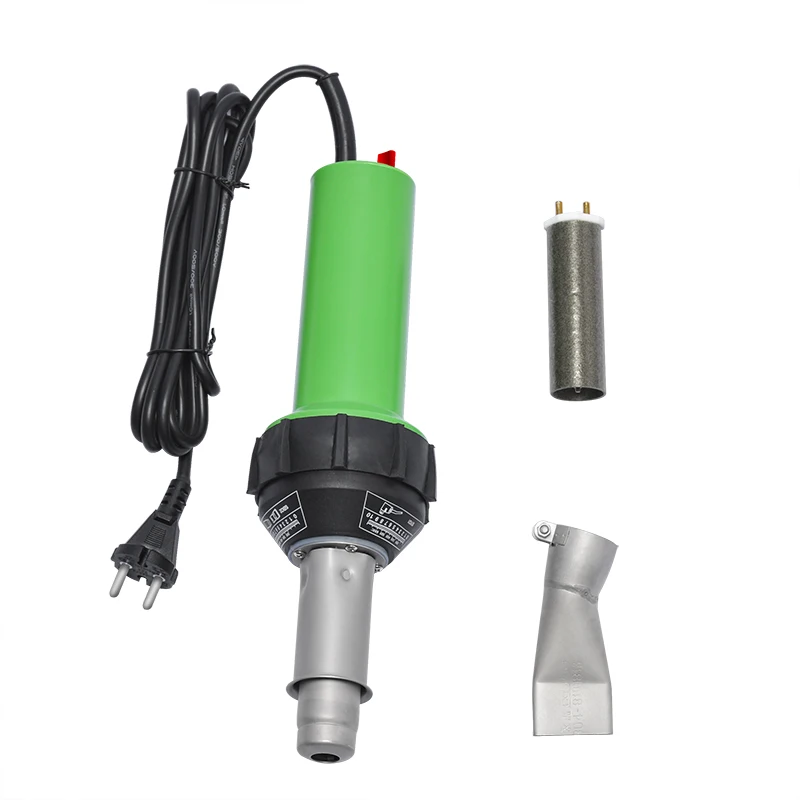 Ac 220V 1600W 50/60Hz Plastic Lasmachine Elektrische Heteluchtpistool Plastic Laspistool + Verwarmingskern Platte Kop Accessoires Tool