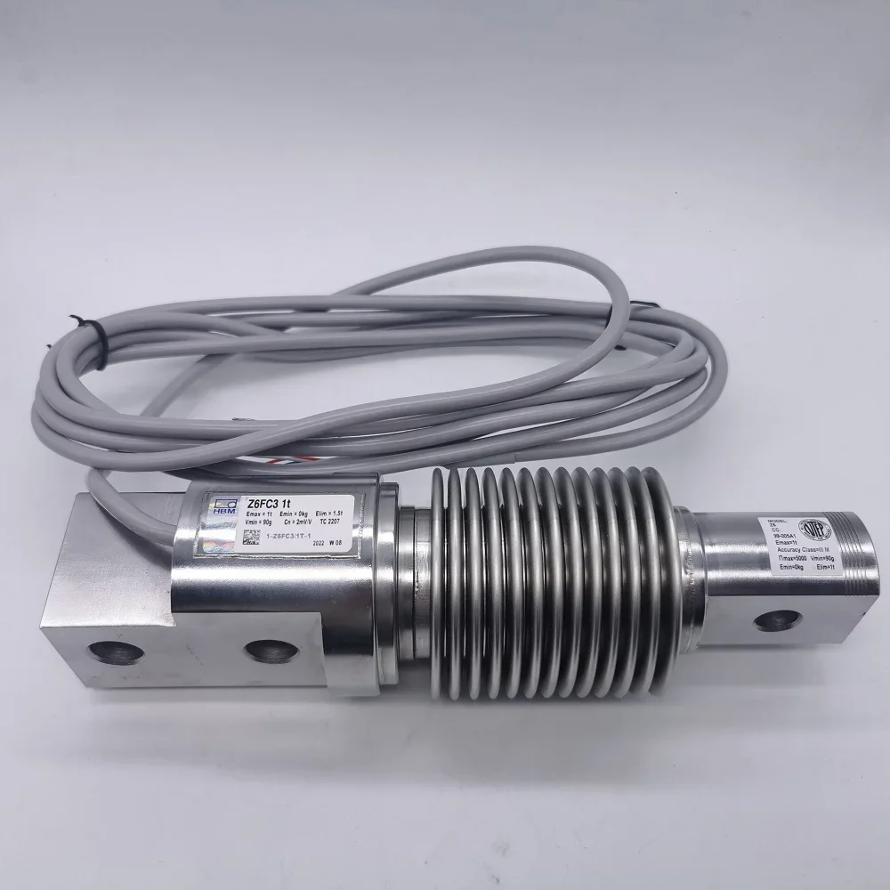 "مستشعر الوزن 500 كجم/1T - خلية تحميل منفاخ من الفولاذ المقاوم للصدأ Z6FC3 IP68