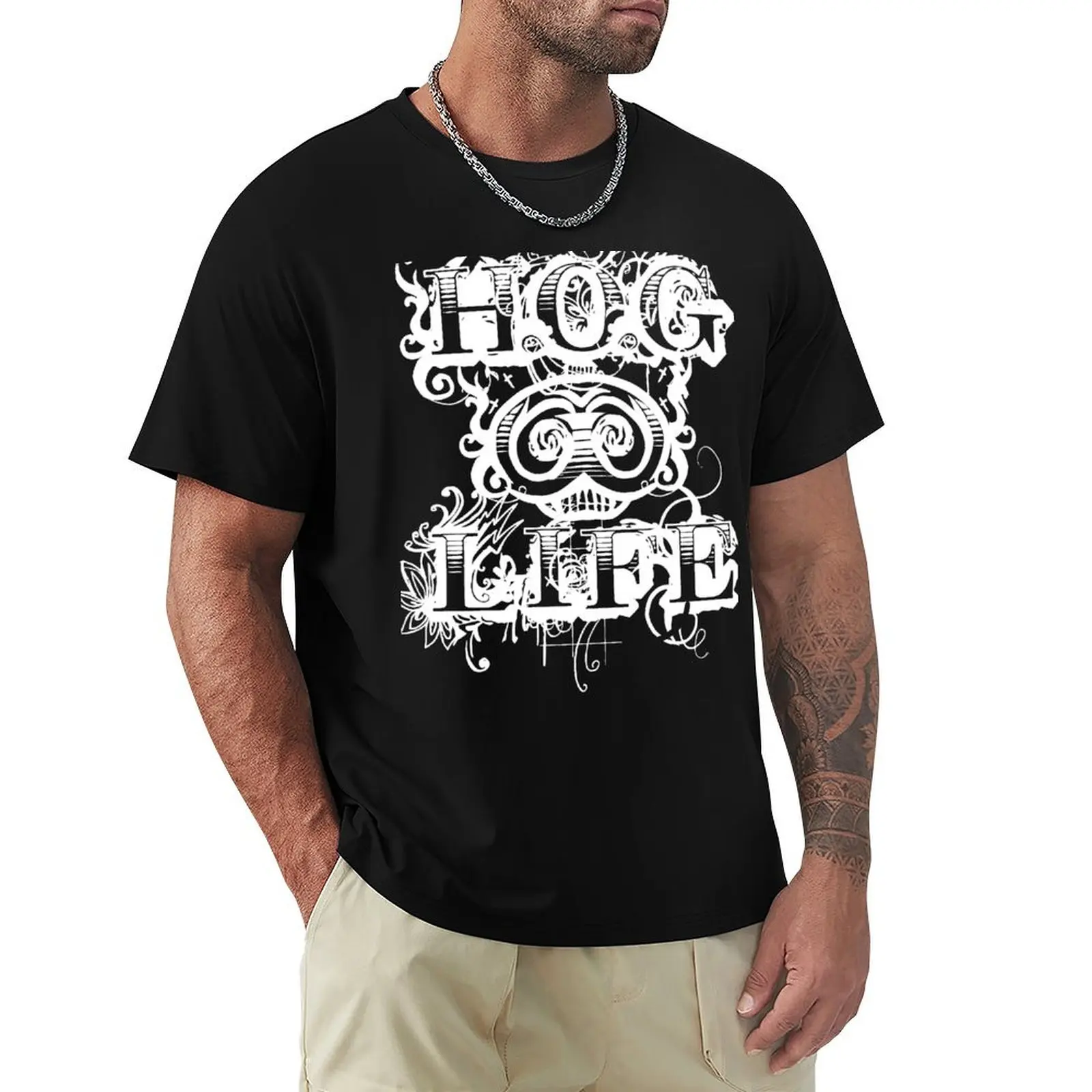 Hog Life T-Shirt Work Wear Lightweight Tee