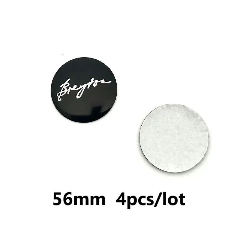 4pcs Car Curved Surface Stickers 56/65mm Wheels Center Cap Hub Stickers for Breyton Hartge AC Hamann Center HubCap Stickers