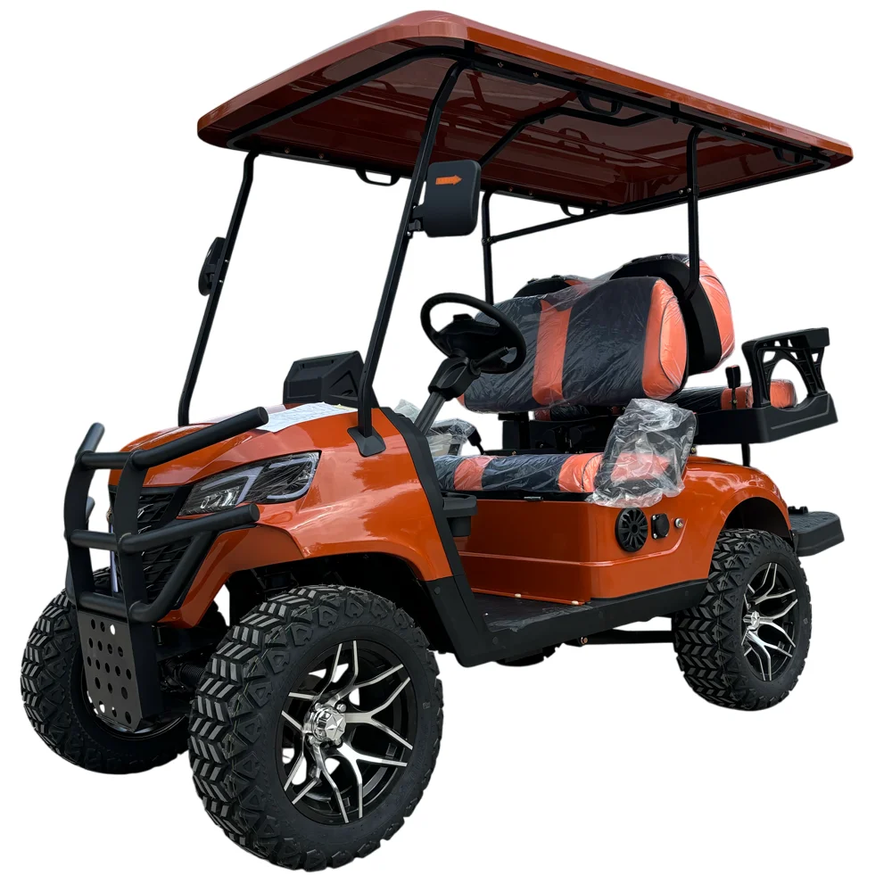 

2025Hot Sale Cheap 48/60/72V Lithium Battery Solar Panel 4 Seats Club Sightseeing Electric Golf Cart