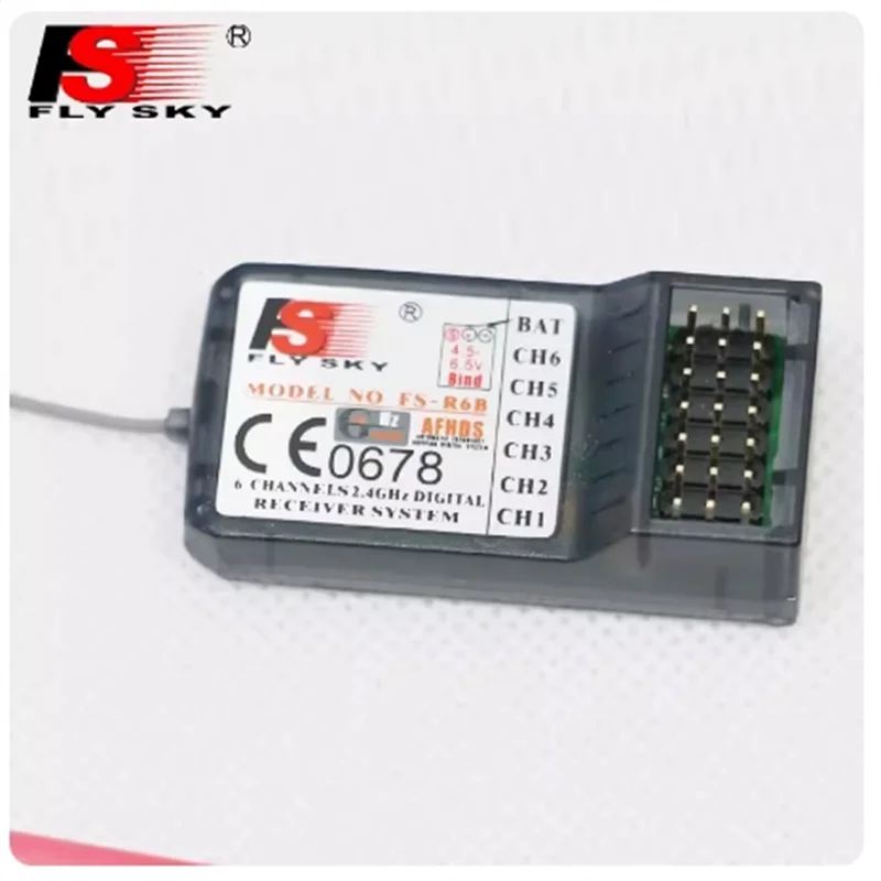 FS-R6B FLYSKY 6-channel receiver 2.4G fixed wing helicopter glider multi axis