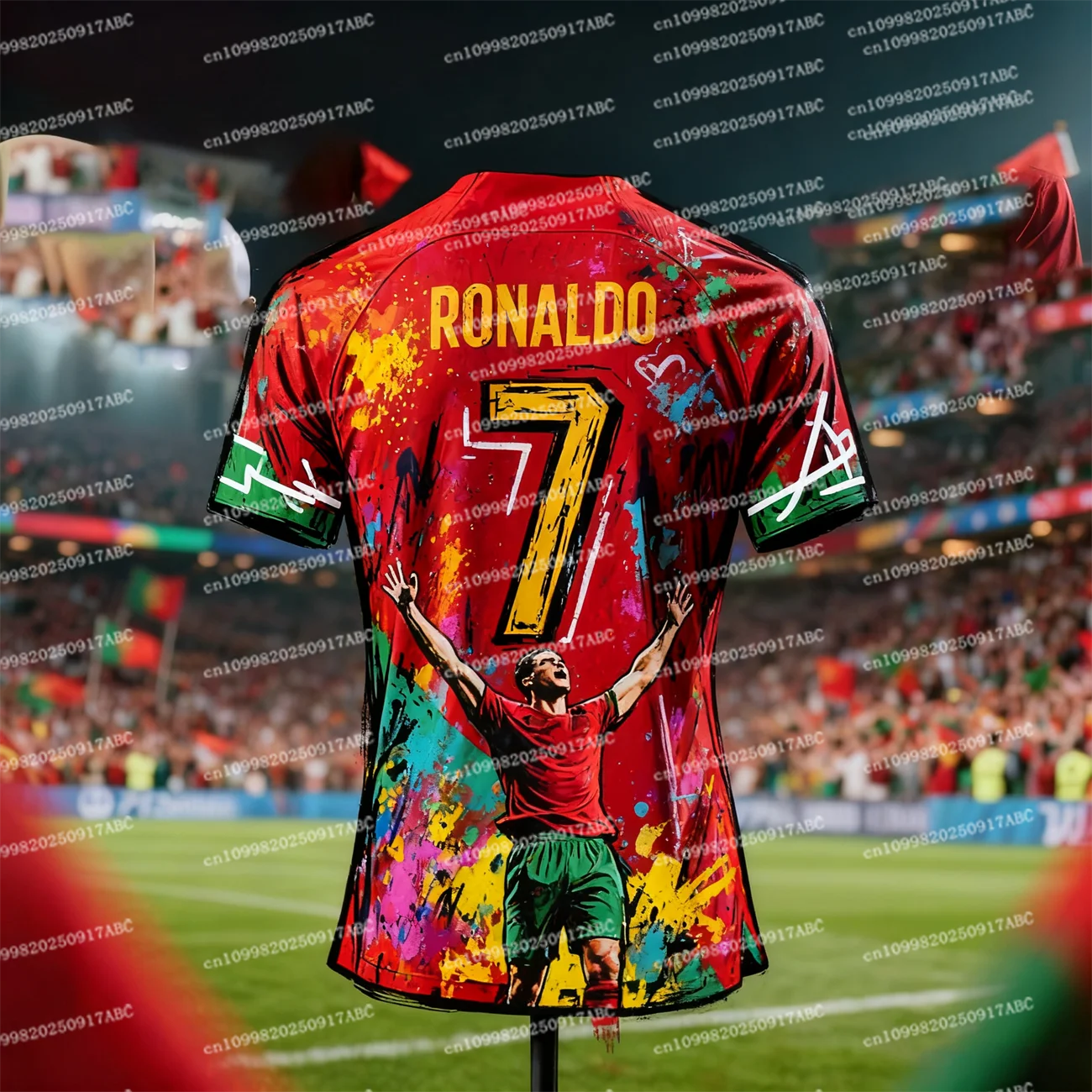 

Christmas Tshirt New Summer Men Tshirt Sports Top Ronaldo Jersey Fan Tshirt Women T-Shirt Dry Quickly Breathable Kid Tshirt