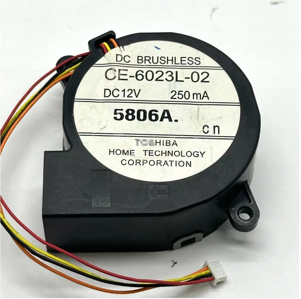 

CE-6023L-02 Server Fan DC 12V 250MA 60x58x23mm 4-wire