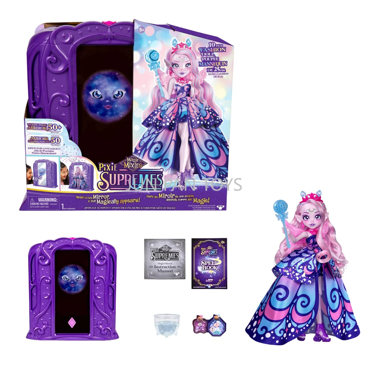 Оригинальный Лось Magic Mixies Pixie Supremes 10-дюймовая модная кукла Speak To A Mirror Girl-сюрприз подарок на день рождения интерактивные игрушки