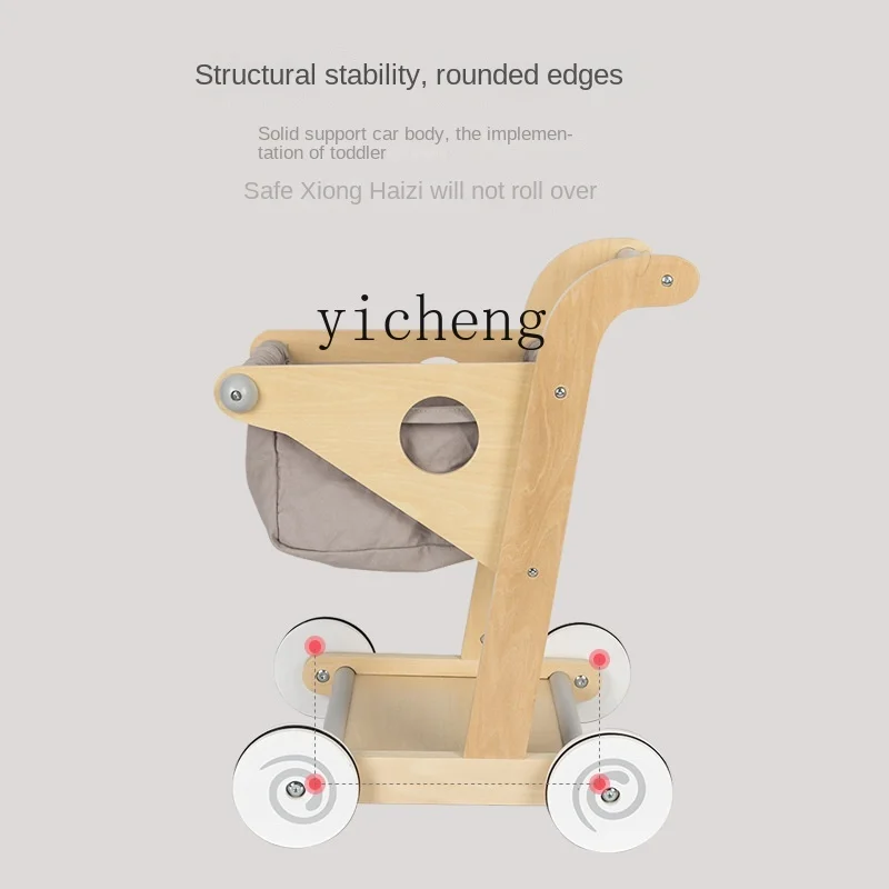 AG – panier de courses pour enfants, jouet de Simulation, poussette de supermarché, maison de jeu, costume de jouet de cuisine