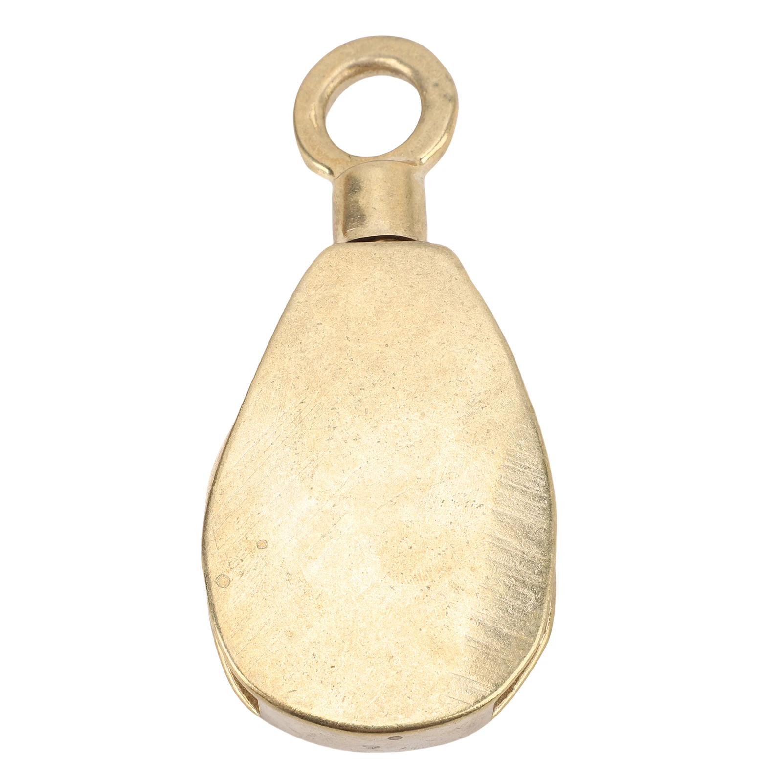Brass Marine Flag Pulley Flexible Strong Load Capacity Polished Brass Flag Rope Pulley for Enhanced Flag Hoisting Experience