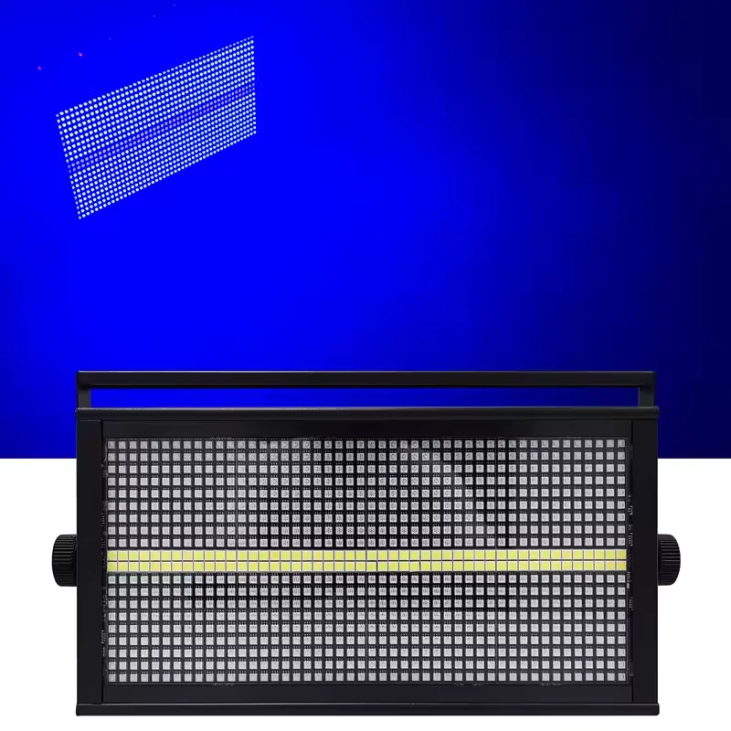 8+8 segment RGB & white strobe 960pcs LED wash effect panel light dj wedding club bar party dmx512 strobe light Stage light show