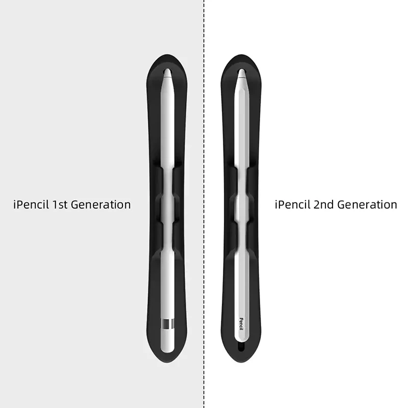 Silicone Pencil Holder Tablet Stylus Pen Slot For Apple Pencil 1 Or 2 Generation And Samsung Galaxy Tab S6 Lite S7 S8 S9Ultra