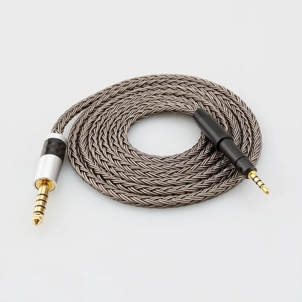 audiocrast HIFI 2,5/3,5/4,4/6,35mm XLR 16 Core Grau Silber Überzogene Kopfhörer Kabel Für Sennheiser HD599 HD569 HD 560S HD559 hd560s 3
