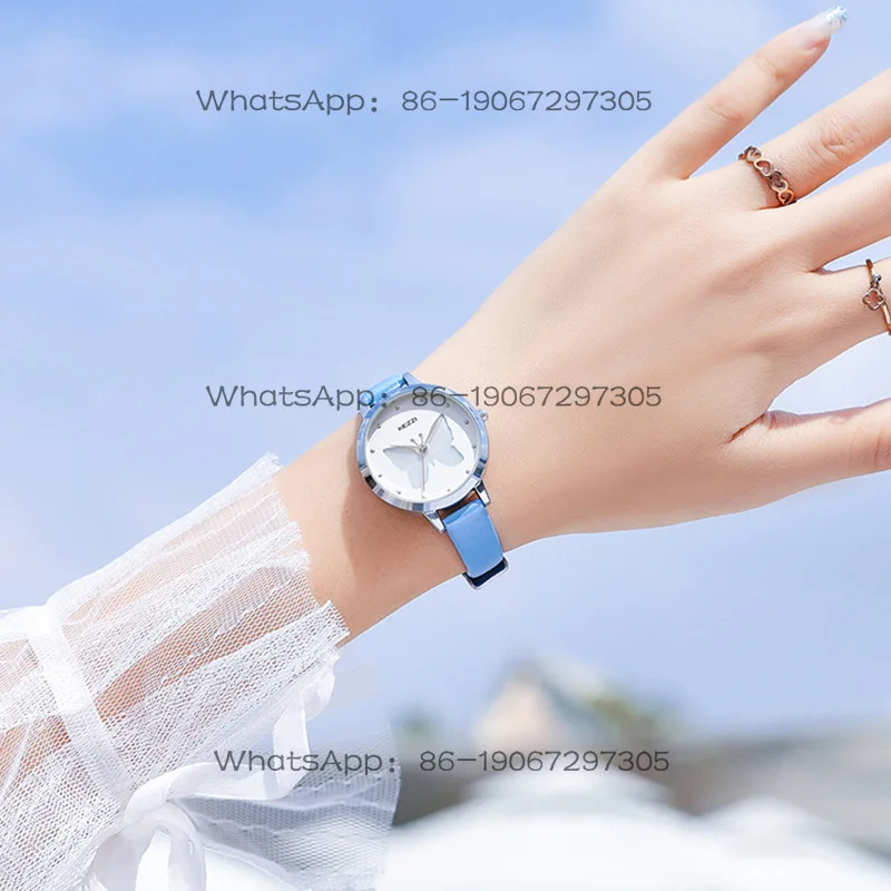 Customized watch women's simple personalized butterfly small dial fashion watch