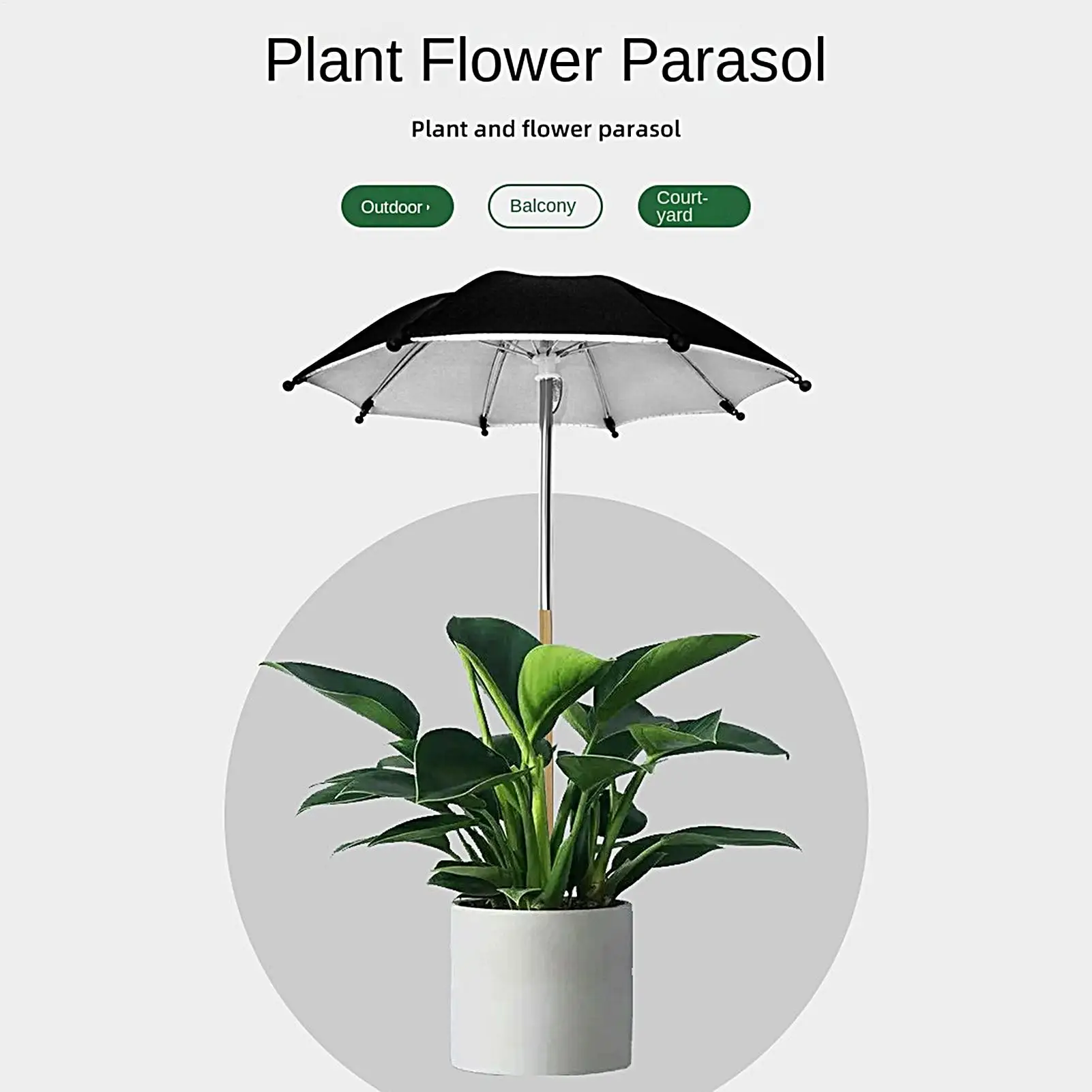 Sun Shades Umbrellas For Plant Adjustable Height Garden flower Parasols Shades Waterproofed Parasol Gardening Accessory