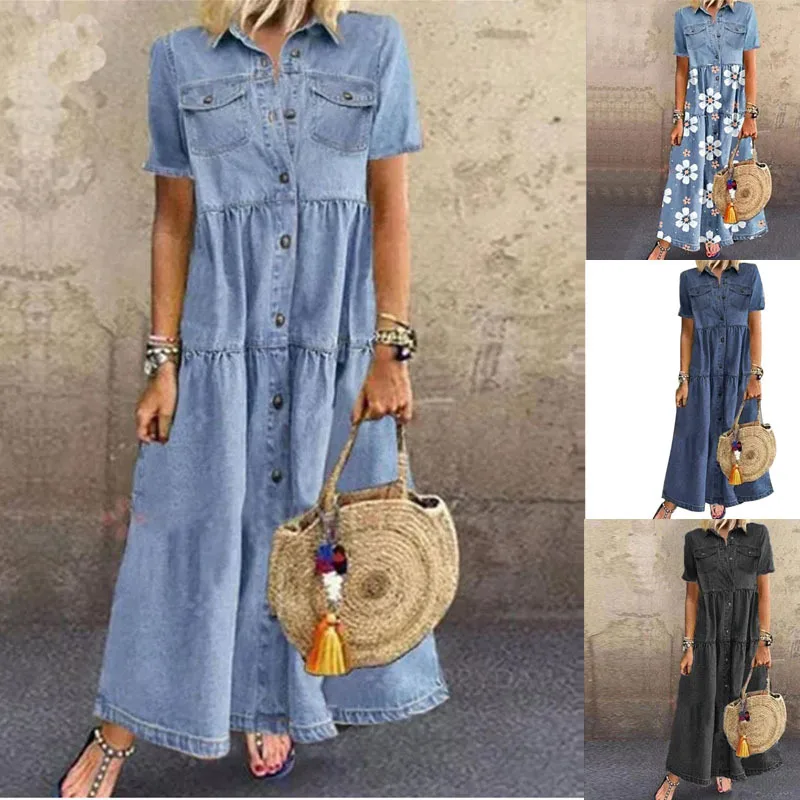 outong-independent-station-denim-style-long-multibutton-agi-customizable-clothing-home-comfortable-wear-made-in-china