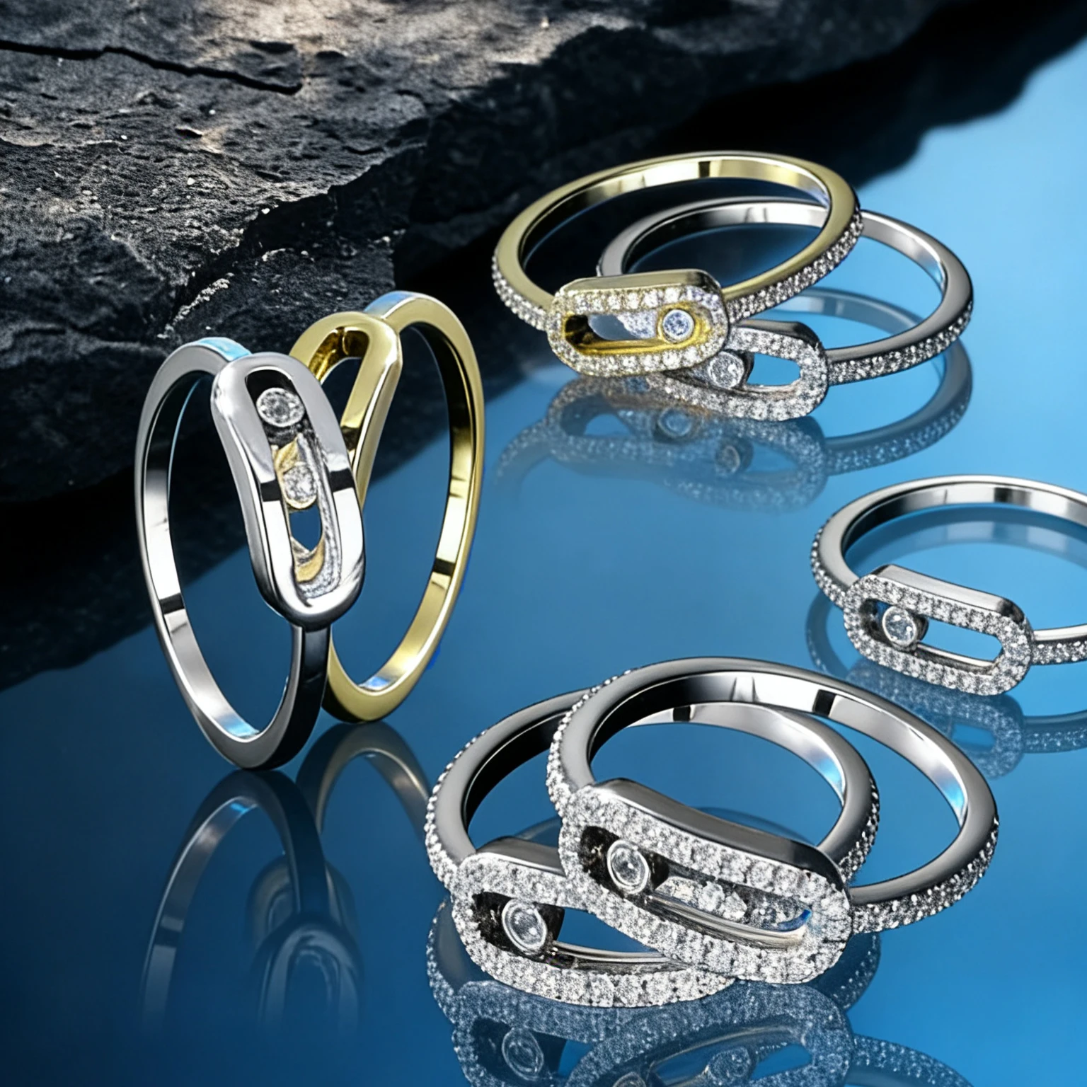 

Новое роскошное кольцо с бриллиантами 2026 года, французский модный дизайн, инкрустированное бриллиантами, из серебра 925 пробы, с регулируемым размером, женское, изысканный минималистичный дизайн