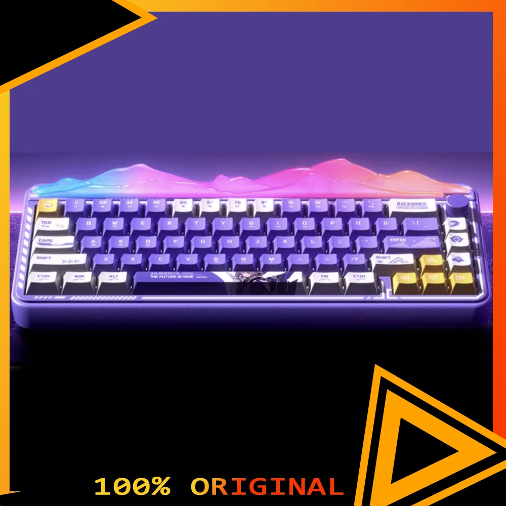 

LEOBOG Hi65 Механическая клавиатура 3 режима Беспроводная RGB прокладка с горячей заменой Геймер Алюминиевый сплав Пользовательские игровые клавиатуры 4000 мАч Подарки