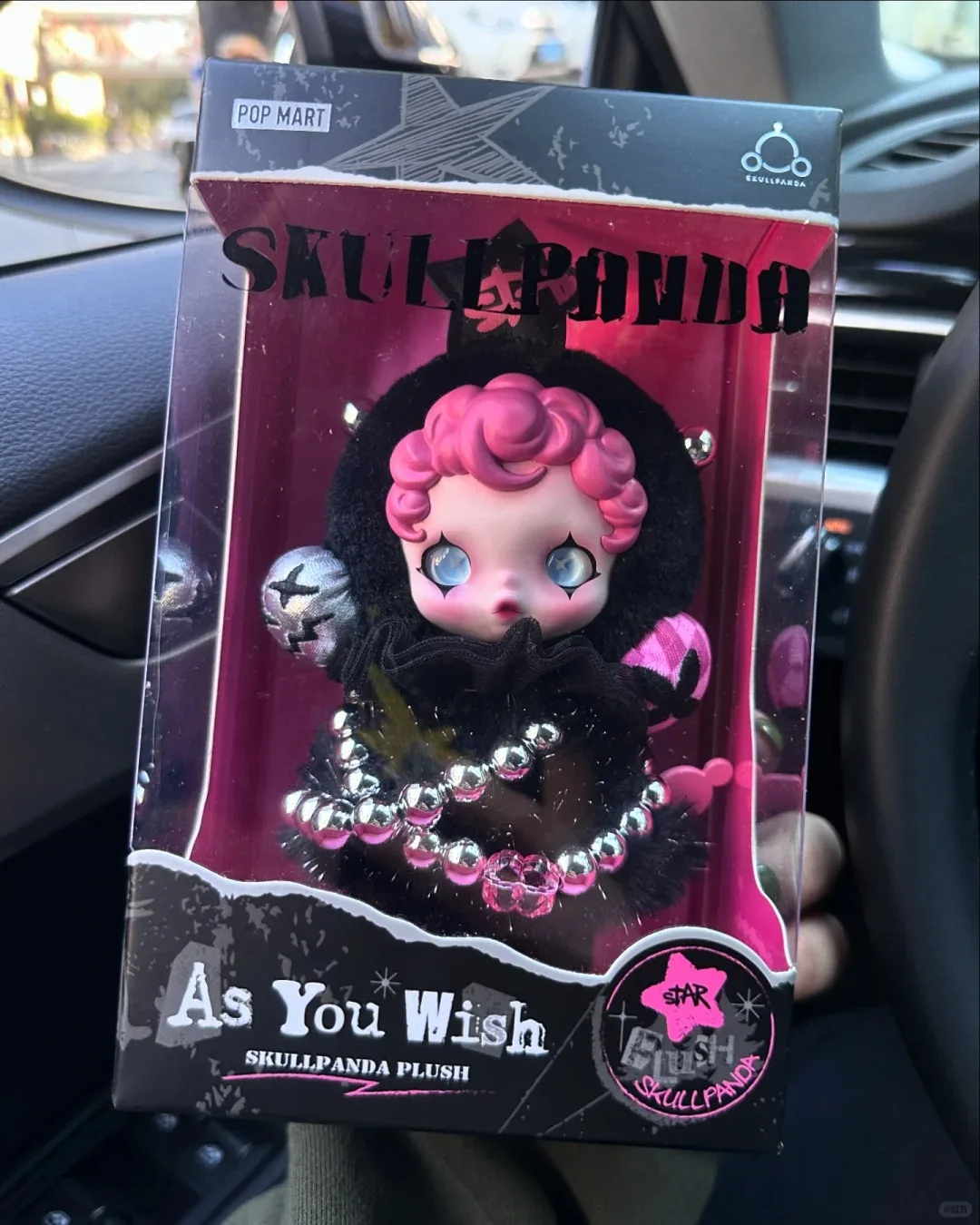 Produto quente popmart genuíno ΘSKULLPANDA vários estilos de pingentes de brinquedo de pelúcia série sp cartões pendurados surpresa presentes de natal