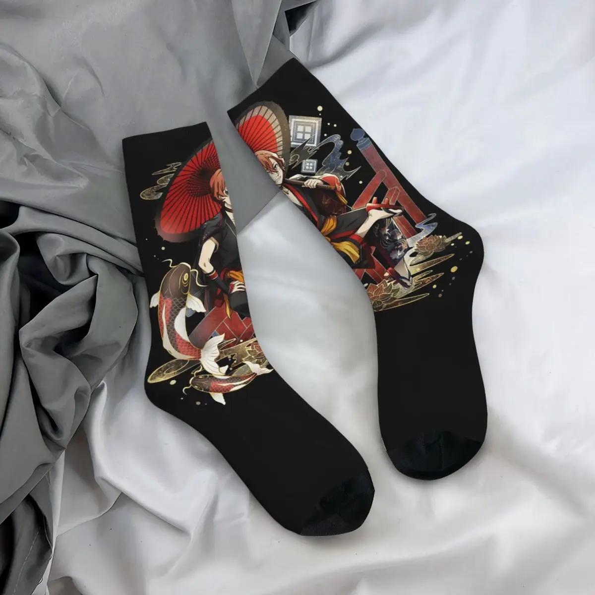 Bungou Stray Dogs Chuuya Nakahara Men Women Socks fashion Beautiful Suitable for all seasons Dressing Gifts