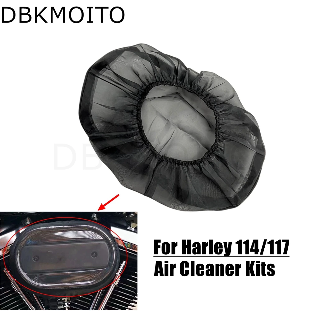 DBKMOITO 114 Engine Air Filter Waterproof Rain Sock Protective Cover For Harley Sportster Touring Road Glide Glide Softail Dyna image 3