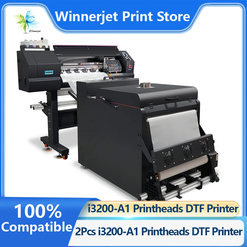 i3200-A1 Printheads DTF Printer There are two nozzles installed Wide applications in Apply to nylon,chemical fiber,cotton,etc.
