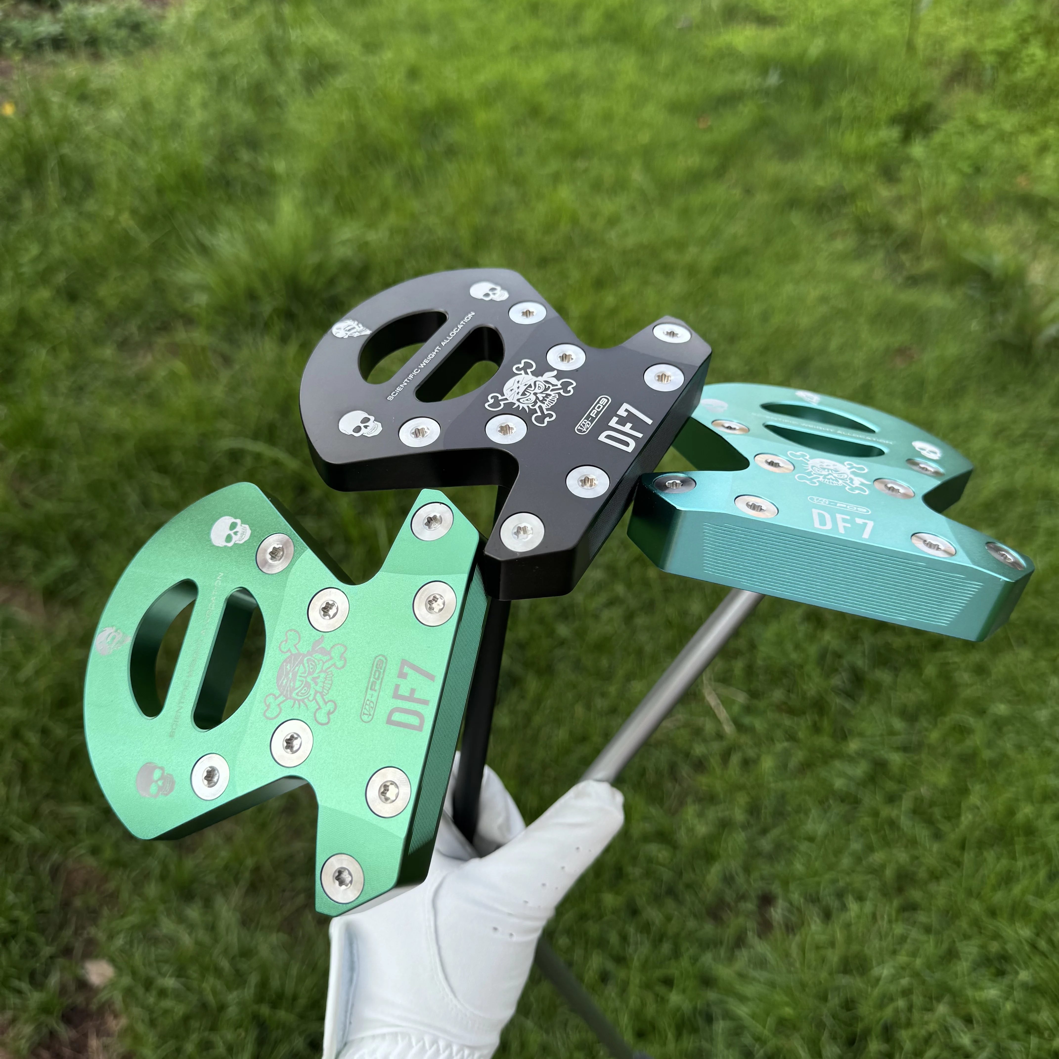 Vermilion Bird Golf Putter, High Stability Design with Forward CG CNC Milled Aluminum Alloy Head for Accurate Putter