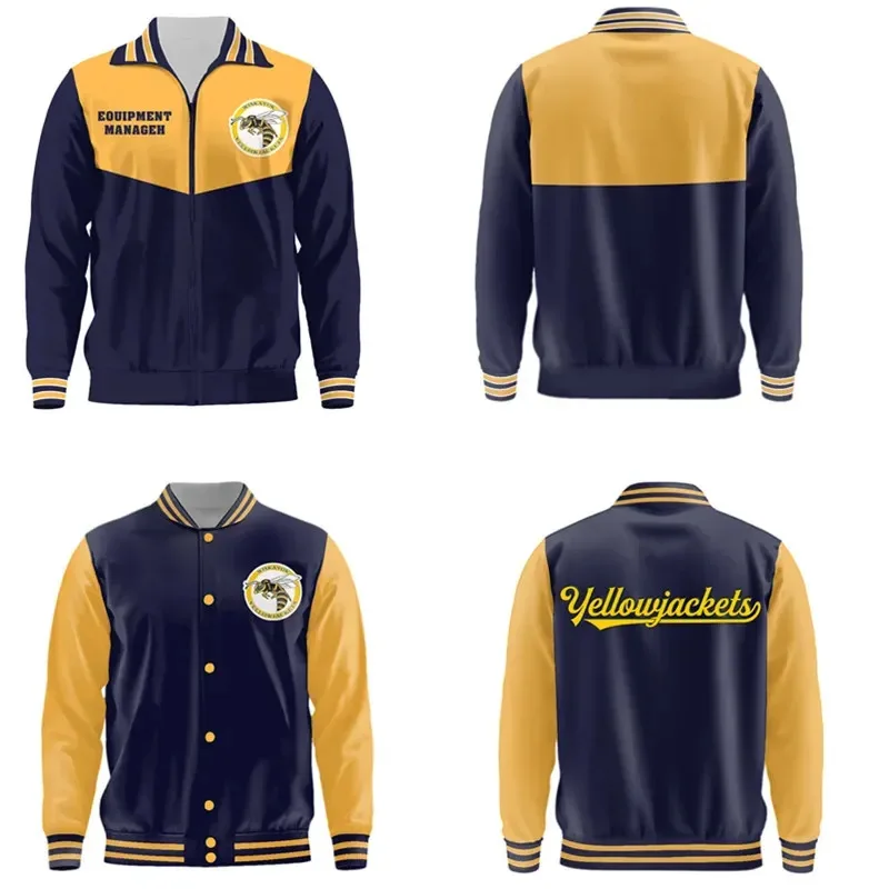 

Tv Series Yellowjackets Season 2 pilot Merch Jacket Cosplay Coat 3D Baseball Uniform Men Women Tracksuit Harajuku Streetwear